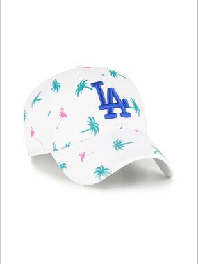 NWT Los Angeles Dodgers Flamingo Palm Tree Hat